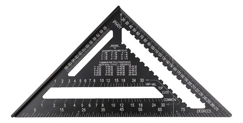 Escuadra Rapida Universal Aluminio 12 30cm Para Carpintero