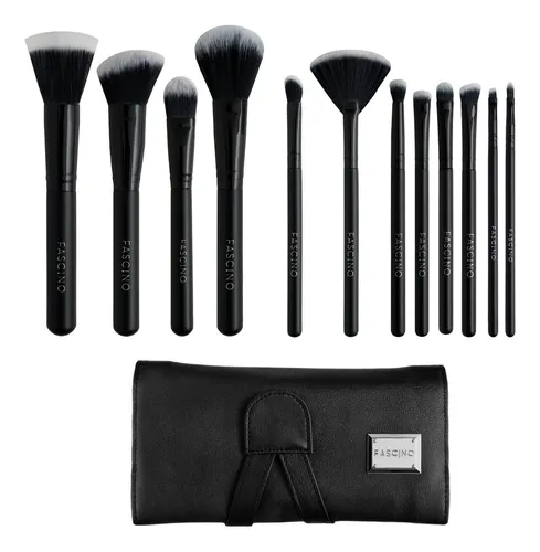 Set 12 Brochas Y Pinceles + Brochero # Crueltyfree Regina