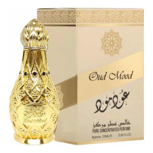 Perfume Lattafa - Oil Pure Concentrated Oud Mood Fem 25ml