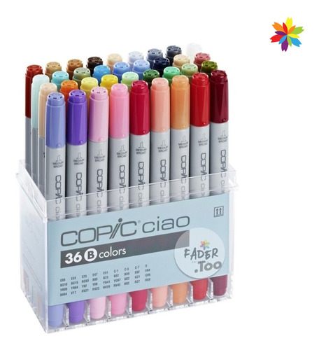 Copic Ciao Set X36 A Marcadores Rotuladores