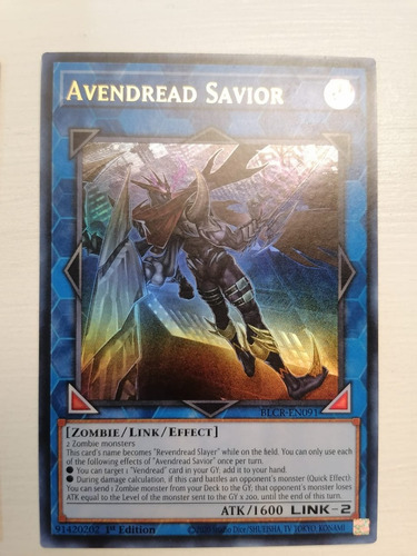 Yugioh! Avendread Savior Blcr-en091 1st Edition