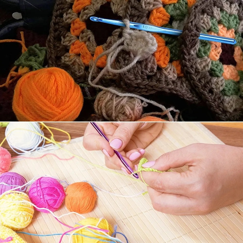 Herramientas De Ganchillo, 65 Piezas Ergonómicas
