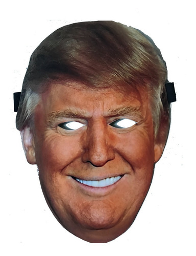 Careta Donald Trump Sonriendo Cotillon Disfraz Fiesta Party