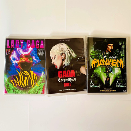 Dvd Lady Gaga Chromatica Ball Tour Mayhem On The Beach Enigm Edição Limitada
