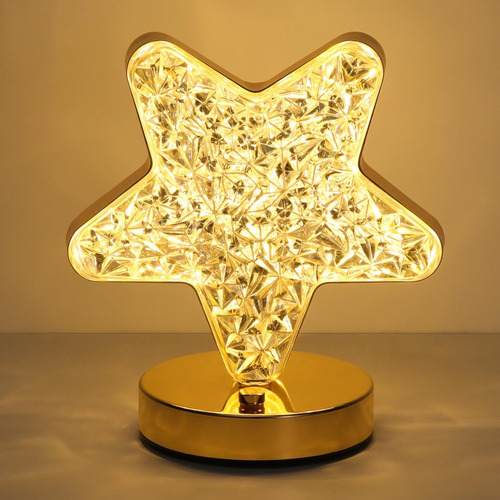 Lámpara De Mesa Con Forma De Estrella, Lámpara Táctil Regula