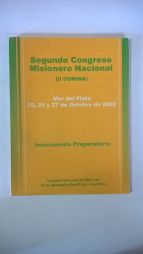 Segundo Congreso Misionero Nacional Preparatorio