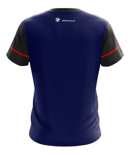 Imagem 2 de 3 de Camiseta Bmw Casual 02 Brk Motociclismo Tecido Dry