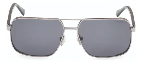 Lentes De Sol Plateado Polarizados Guess Gu0011908d