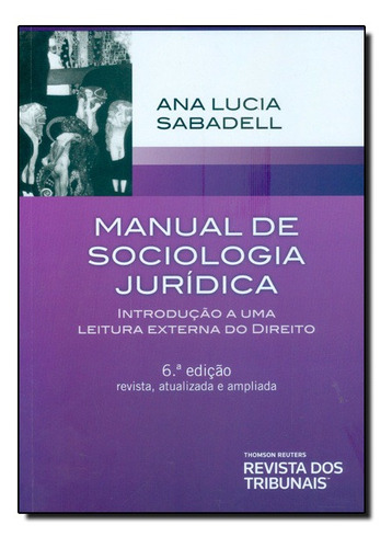 Livro Manual De Sociologia Juridica