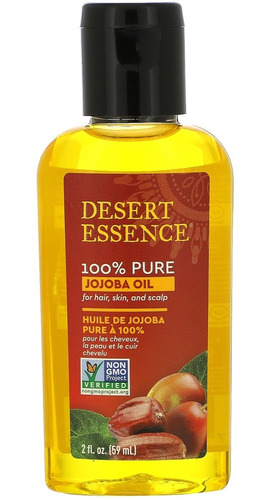Desert Essence 100% Pure Jojoba Oil Aceite De Jojoba 59ml