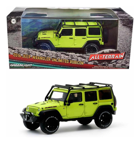 Greenlight Jeep Wrangler Unlimited Rubicon 2016 1/43