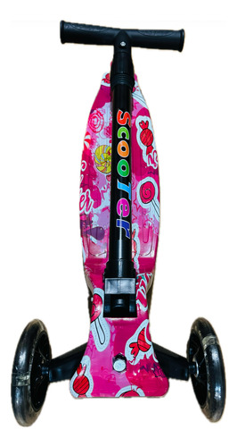 Patin Scooter Infantil Monopatin Diseño 3 Ruedas Con Luces