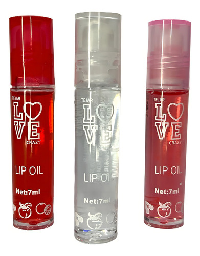 Brillo Labial Roll-on Saborizado 7ml Lip Oil Tejar Make Up Color Rojo