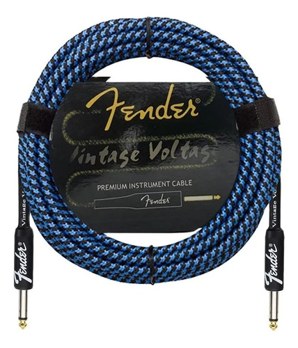 Cable De Instrumentos Guitarra Bajo Piano Marca Fender 3mts