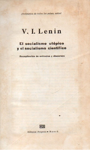 El Socialismo Utopico Vi Lenin 