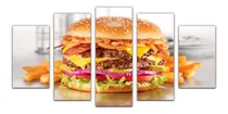 Comprar Cuadros Modernos Restaurante Hamburguesa Cuadros Decorativos