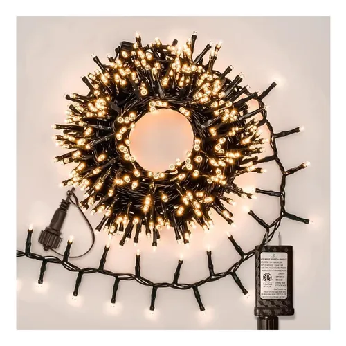 Luces De Árbol De Navidad Led Gresonic, 1000 Led 656 Pies