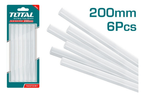 Pack 6 Barras De Silicona 11.2x200mm Total / Toolstore