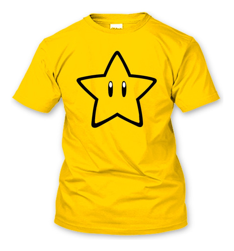 Playera Estrella Mario Bros Nintendo Todas Las Tallas