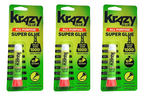 Krazy Glue Elmers Original Crazy Super Glue Todos Los Efecto