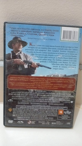Wyatt Earp Dvd Duplo Original - Kevin Costner (Usado)