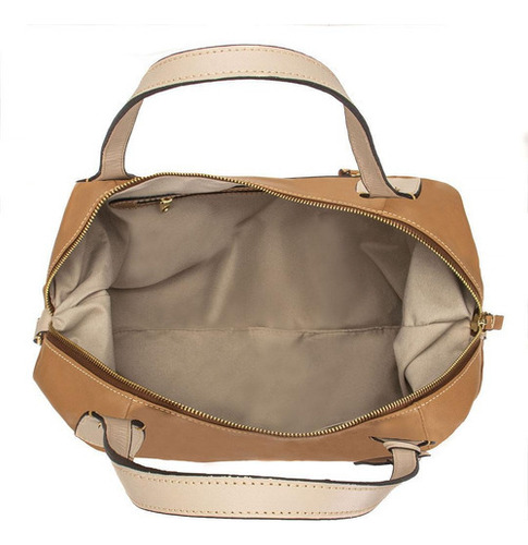 Bolso Sofi de piel color caramelo para mujer