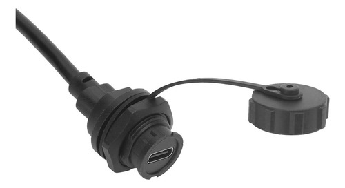 Conector Usb Impermeable Ip68 Tipo C Hembra Macho For Cable