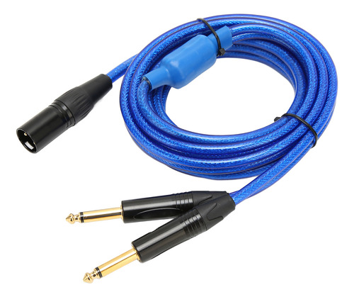 Cable Xlr A Doble De 6,35 Mm Estéreo De Baja Pérdida, Conect