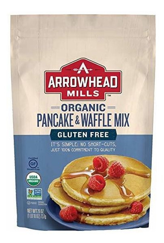 Arrowhead Mills Orgánica Gluten Gratis De Panqueques Y Wafle