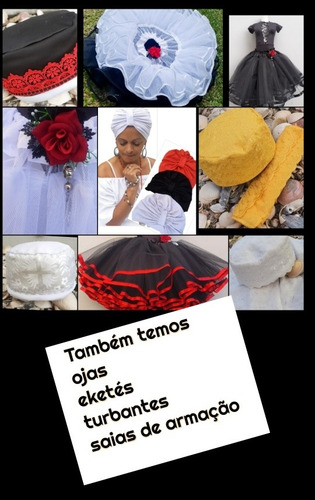Ekete/ Equete/ Gorro Umbanda Candomblé 57/58 X 9