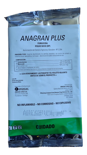 Anagran Plus Fungicida En Polvo 125 Gramos. 