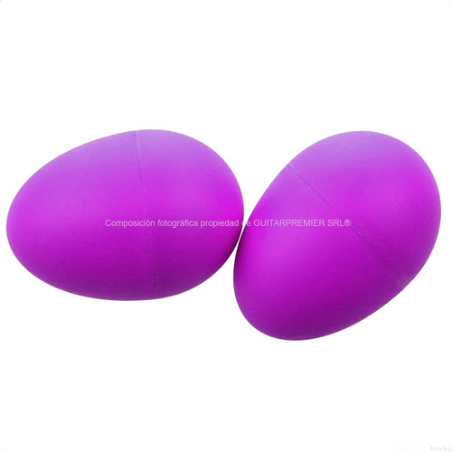 2 X Huevos Ritmicos Shaker Percusion Egg Huevito Colores Par