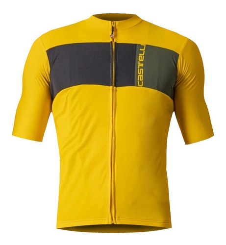 Camisa De Ciclismo Castelli Prologo 7 Jersey Amarela