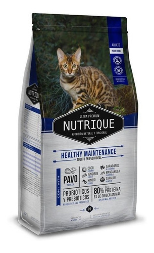Nutrique Ultra Premium Cat Maintentenance 2 Kg Con Regalo