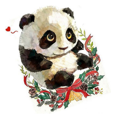 3 Pintura De Adultos Por Kits De Número Panda