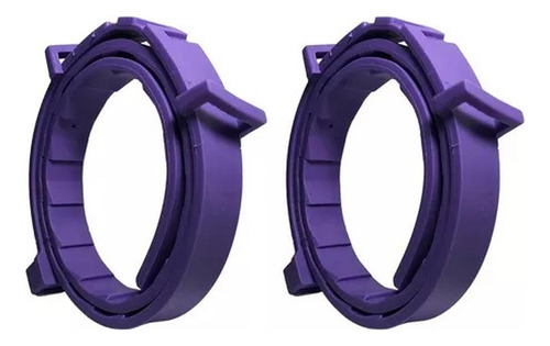 2pack Collar Antipulgas, Perros Y Gatos Protección 8 Meses Lila
