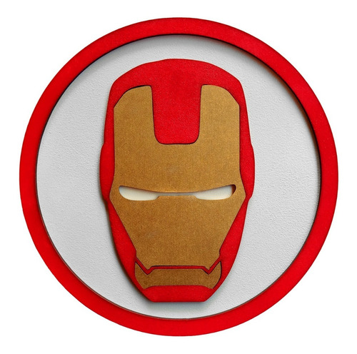 Iron Man Logo Madera Capitan America Thor Avengers Hulk