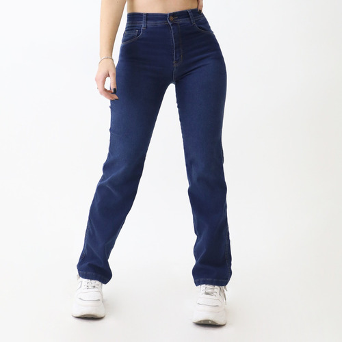 Jean Mom Recto Elastizado Vintage Mujer - Varios Talles