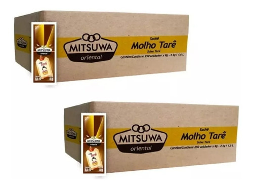 Molho Tare Mitsuwa Hot Holl Em Caixa 500 Sachês