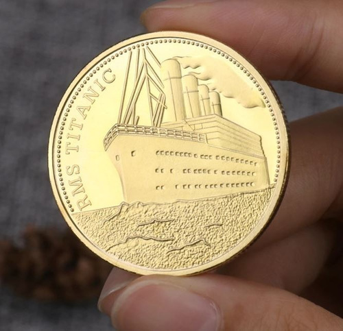 Imagen 1 de 10 de Moneda Conmemorativa Del Titanic Al32