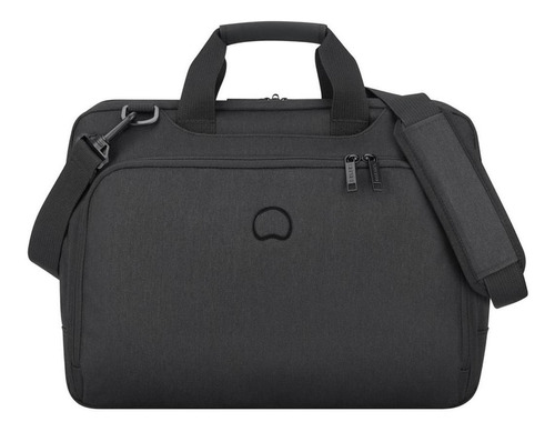 Delsey Maletín Esplanade Para Pc 15.6'' Doble Divisor Negro