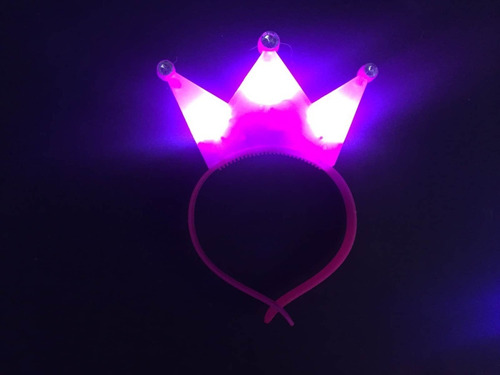 Imagen 3 de 10 de 10 Vinchas Corona Disfraz Halloween Luz Led Cotillón Carioca