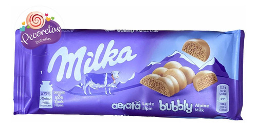 Chocolate Milka Con Burbujas De Aire, Blubbly 90g