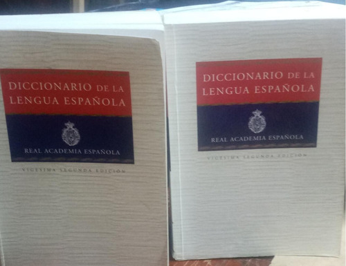 Diccionario De La Lengua Española 2 Tomos