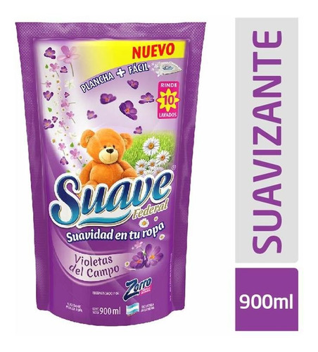 Suavizante Suave P/ropa Violetas De Campo Doy Pack 900 Ml