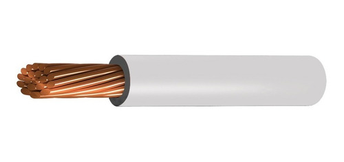Imagen 2 de 5 de Cable Eléctrico Thhw Blanco Calibre 8 100 Metros Argos