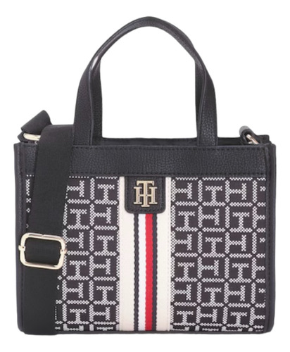 Tommy Hilfiger Crossbody  Monogram Con Franja 100% Original