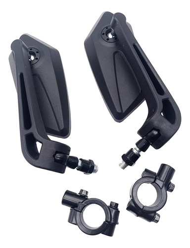 2 Uds Espejos De Bicicleta Espejo Plano Manillar Ajustable