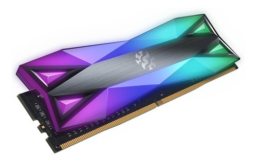 Imagen 2 de 3 de Memoria RAM Spectrix D60G gamer color tungsten grey 8GB 1 XPG AX4U32008G16A-ST60