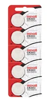 Comprar Pilas Maxell Cr2032 3v Tipo Botón Japonesa Blister 5 Pilas
